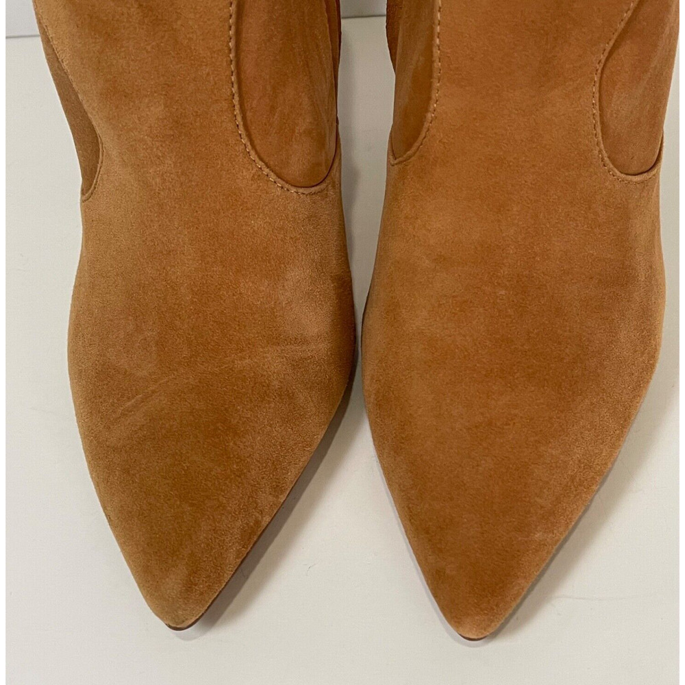 Vince Camuto Women's Azentela Ankle Booties Size 8.5 Brown Suede Golden Walnut - Picture 5 of 16